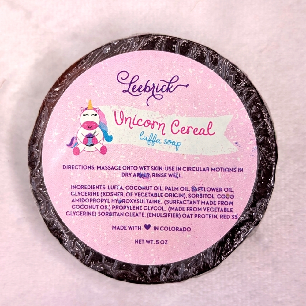 Unicorn Cereal Luffa Soap